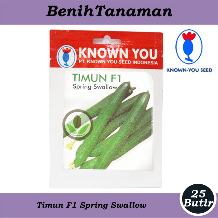Benih Sayuran Timun F1 Spring Swallow - Known You Seed