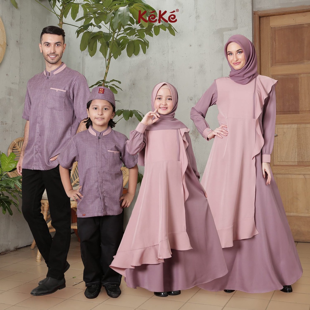 sarimbit keluarga 2022 keke zeba series  kdsr k 2105 gdsr k 2105 kpsr k 2105 gmsr k 2105 lilac grey 