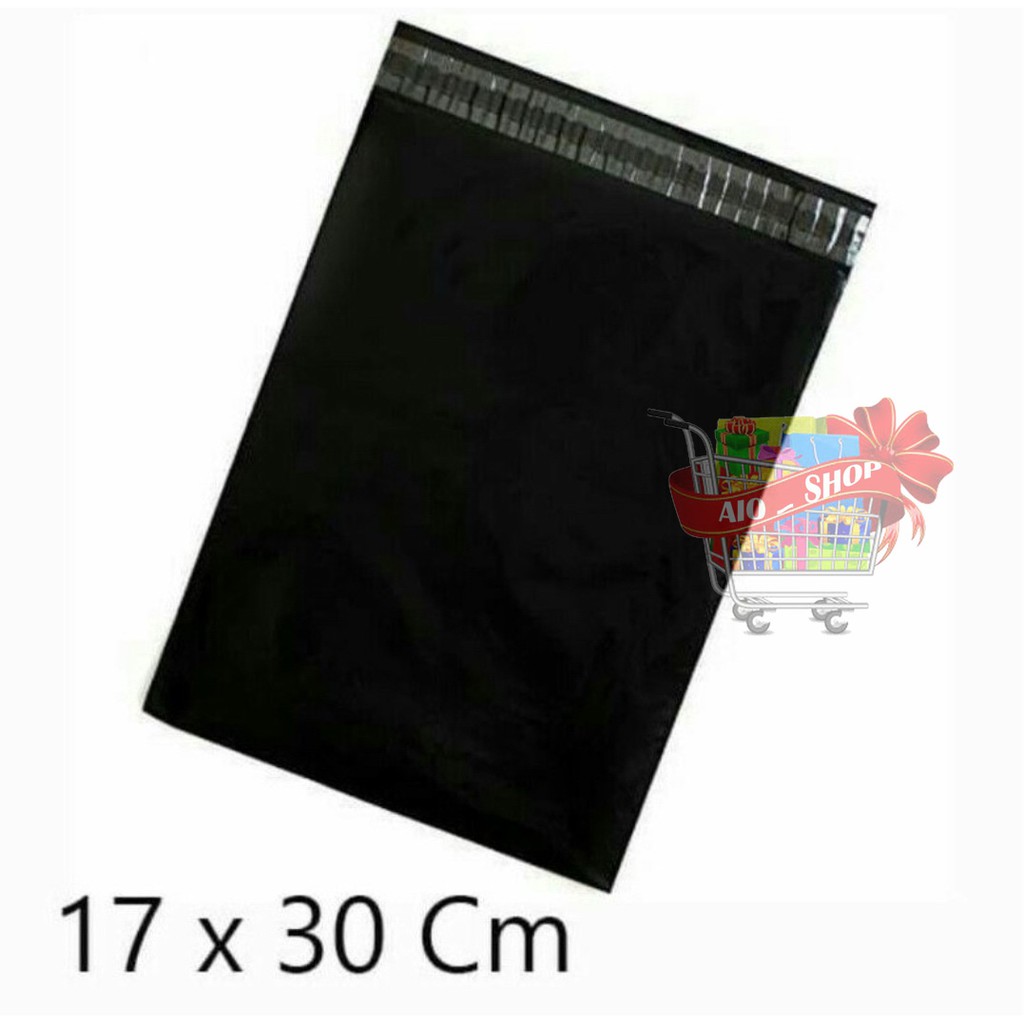 AIO SHOP-Plastik Packing 17 x 30 cm Packing Online Shop Polymailer Bungkus Paket Termurah isi 1pcs