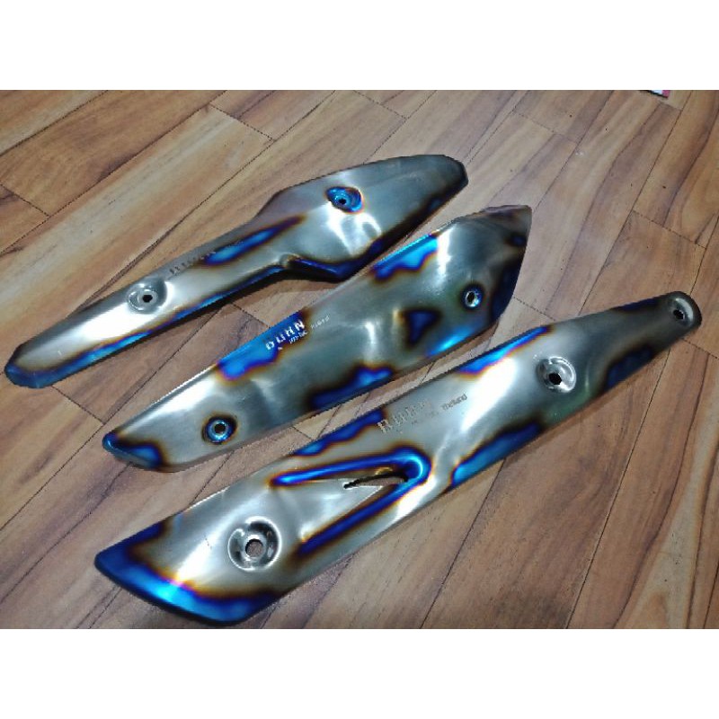 tameng kenalpot titanium wave nmax vario125