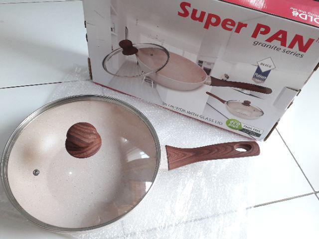 Bolde Super Pan Beige 26 Cm + Lid / Tutup Kaca Original