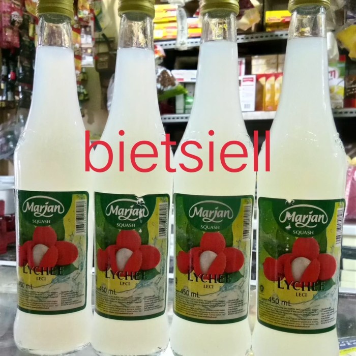 

marjan squash sirup leci lychee 450 ml gosend/grab