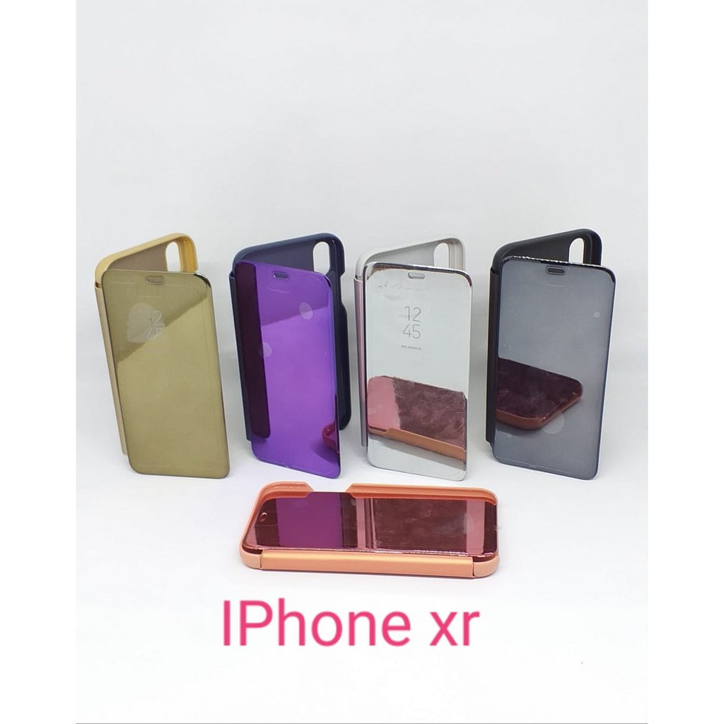 Flip Mirror Cover Clear View Type Iphone XR