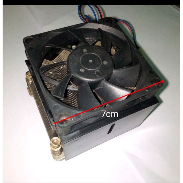 HEATSINK PENDINGIN LAMPU HPL ELEKTRONIK TEMBAGA ALUMUNIUM PLUS FAN