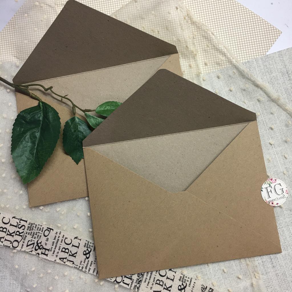 

AMPLOP A5 Vintage Kraft TEBAL | Rustic Envelope by fgpaper