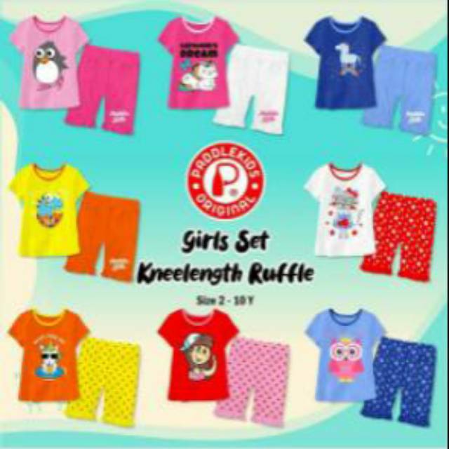 PADDLE KIDS SET RUFFLE / SETELAN ANAK PEREMPUAN PADDLE KIDS