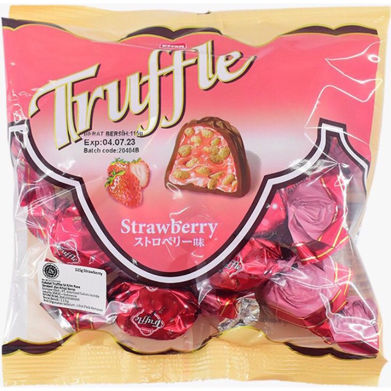 

Coklat Turki Elvan Truffle Strawberry 115gr
