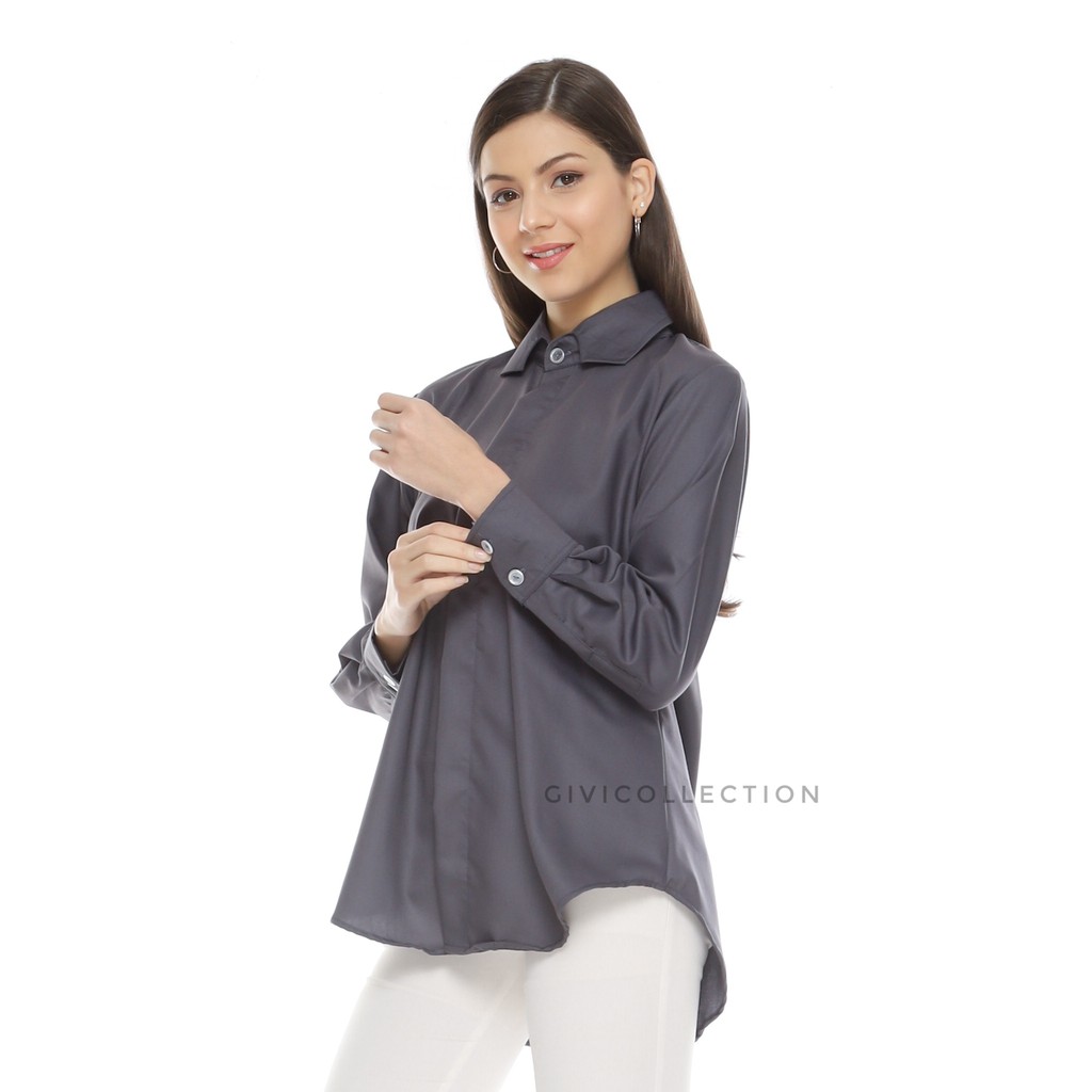 givi shirt / kemeja toyobo / atasan wanita