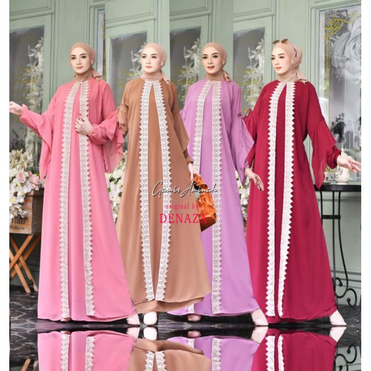 FASHION MUSLIM//GAMIS AMINAH//By DENAZA