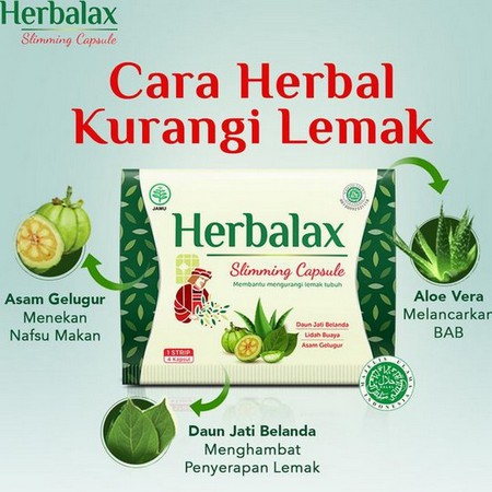 ❤️WR❤️ HERBALAX SLIMMING CAPSULE | Pelangsing/Obat Diet
