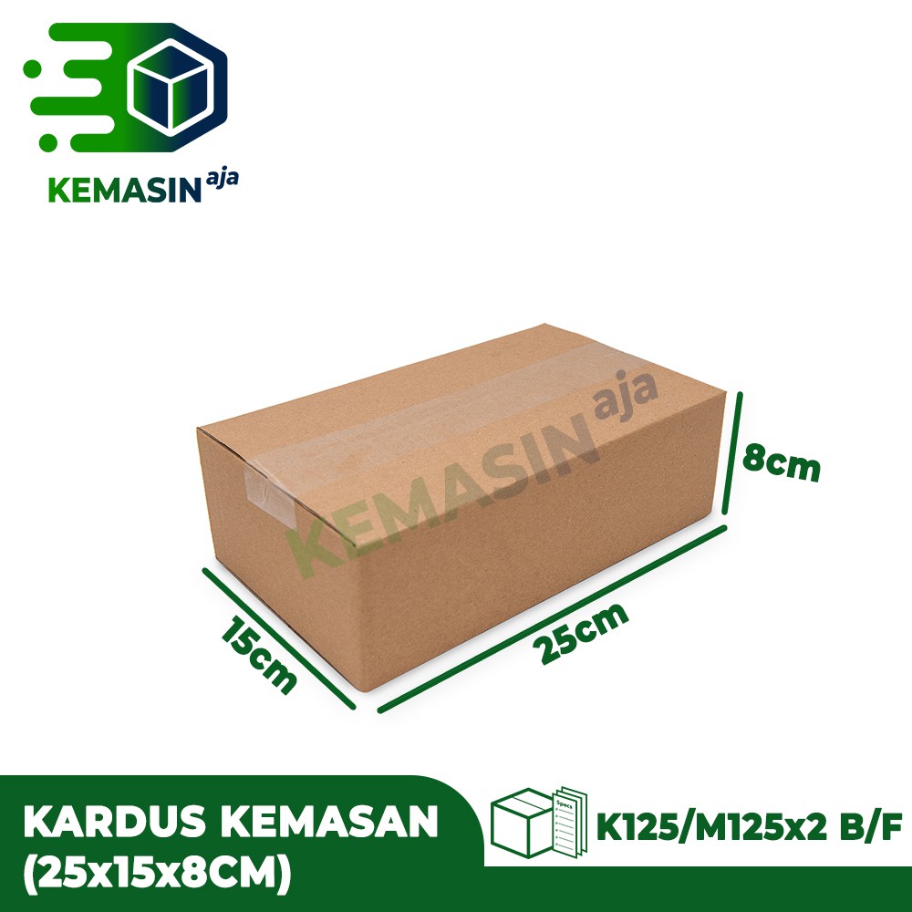 

Box Kardus / Packaging Serbaguna Dimensi 25x15x8 cm
