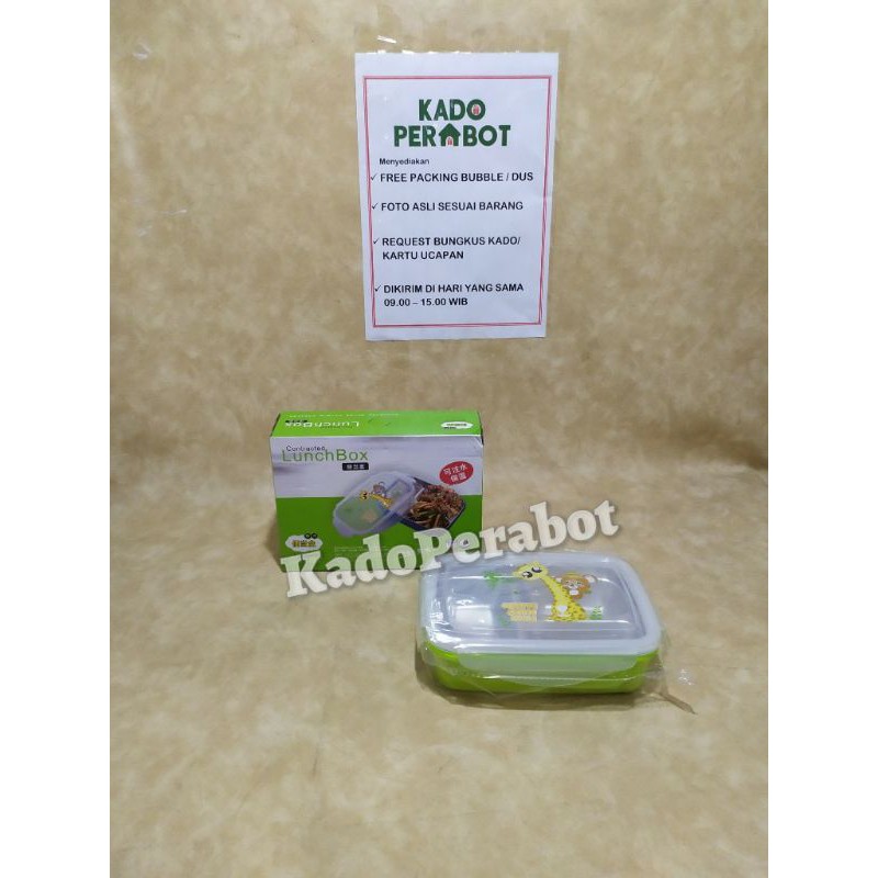 ompreng lunchbox 6515 - kotak bento anak- bento set anak sekolah