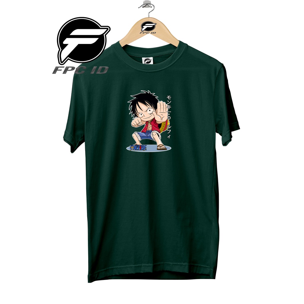 Kaos Anime One Piece Luffy Kids Fight 009 Cotton Combed 30s Baju Atasan Pria T Shirt Wanita Jumbo Pilihan Favorit Fpc Id