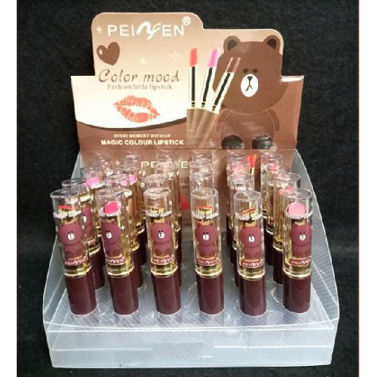 [PER 12 PCS]LIPSTIK PEIYEN COLOR MOOD LINE COKLAT NO.P8521