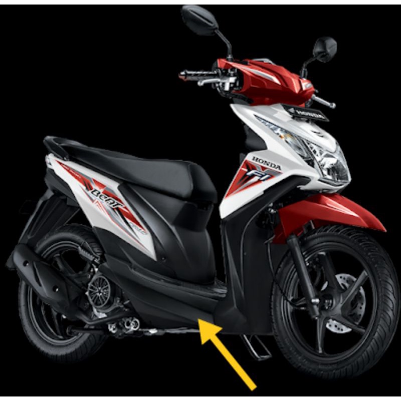 Dek Bawah Samping Pijakan kaki Honda Beat Fi Cover Standar Beat Fi esp 2012 - 2015