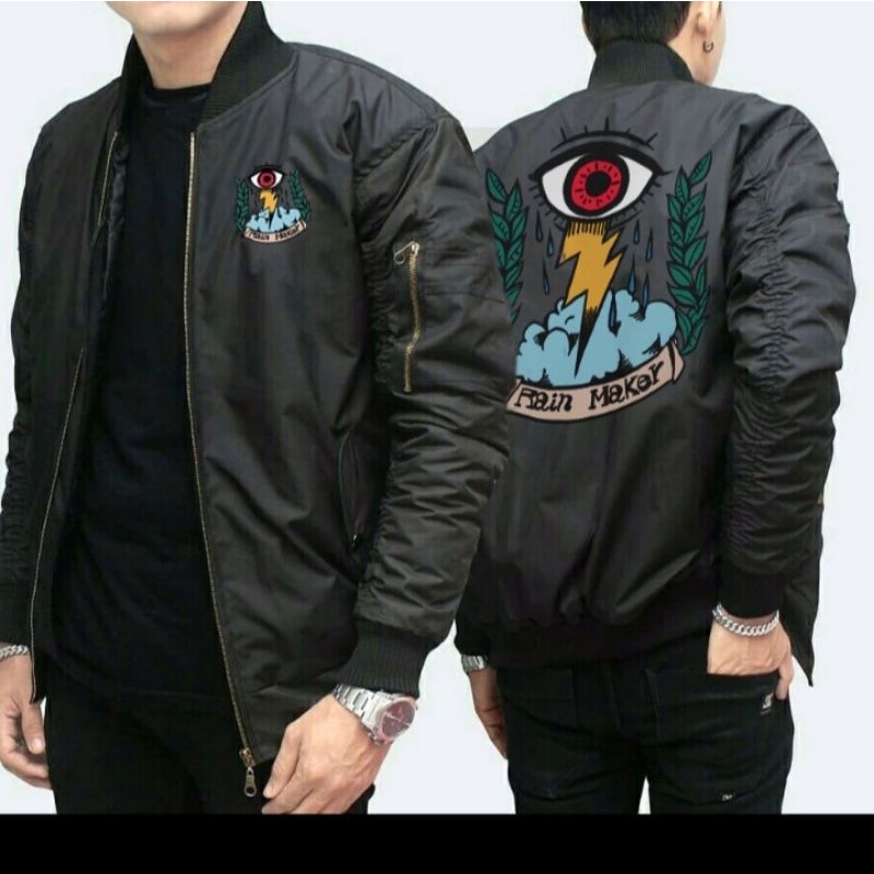 Outfit Bomber Jaket The Boss Rain Maker webtoon