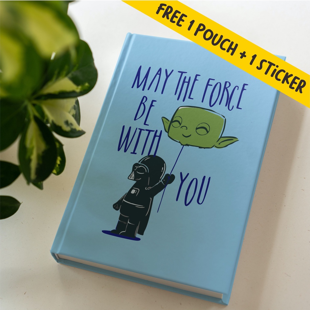 

Notebook Agenda, Dotted, dan Polos May the force