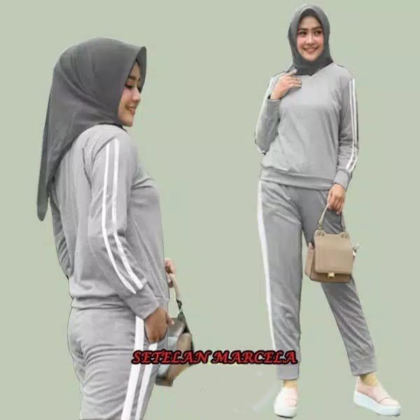 VGN -  SETELAN MARCELA / BAJU TRANING OLAHRAGA / SETELAN WANITA/ FASHION WANITA / SETELAN TRANING