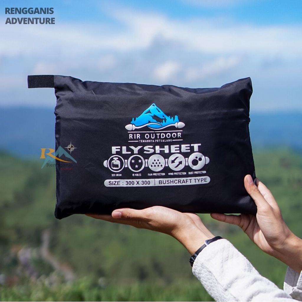 Flysheet RIR OUTDOOR Atap Tenda Camping Hiking