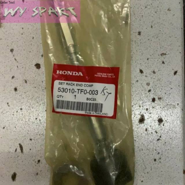 Rack End Jazz 2008-2012, Mobilio
Original honda