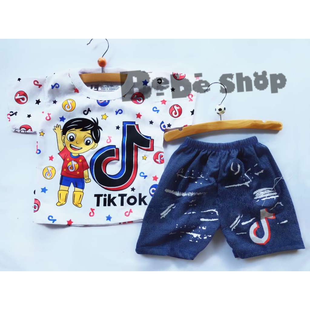 Setelan Baju Anak Bayi Tiktok Usia 0 Sampai 2 Tahun