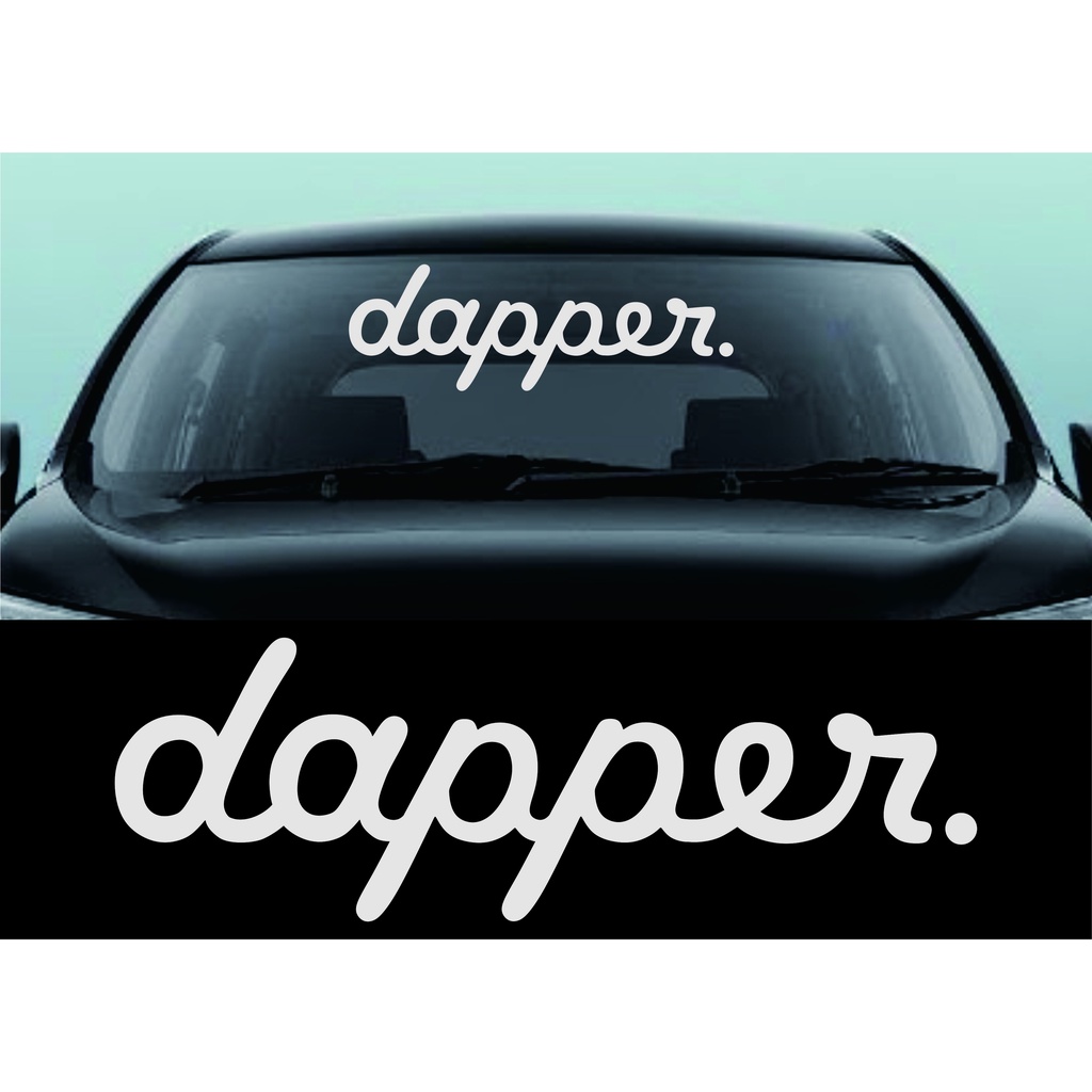 stiker mobil dapper