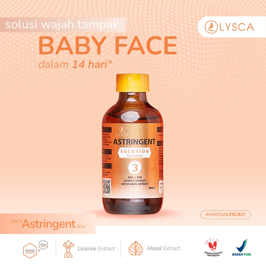 Lysca Astringent Solution 3AHA PHA Exfoliating Solution 3