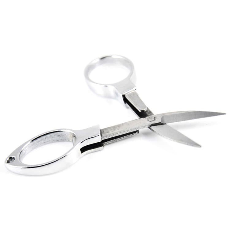 Gunting Lipat Mini Stainless Mini Scissors Foldable Unique