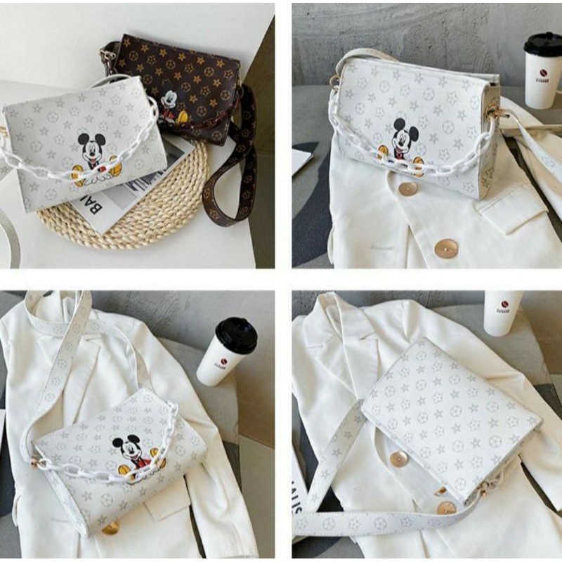 tas slempang LV mickey