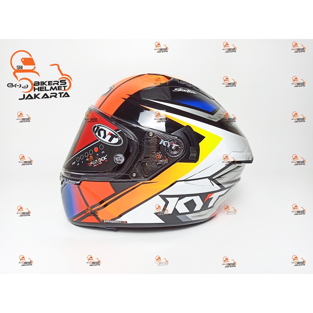 KYT HELM NF-R SIMONE CORSI  2018 DOUBLE VISOR FULL FACE NFR