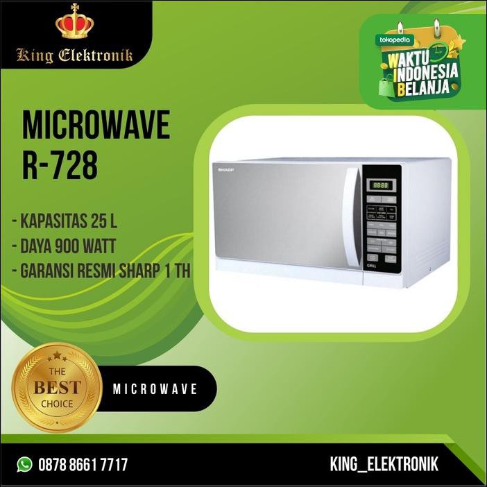 MICROWAVE OVEN SHARP R 728 / MICROWAVE SHARP - PUTIH