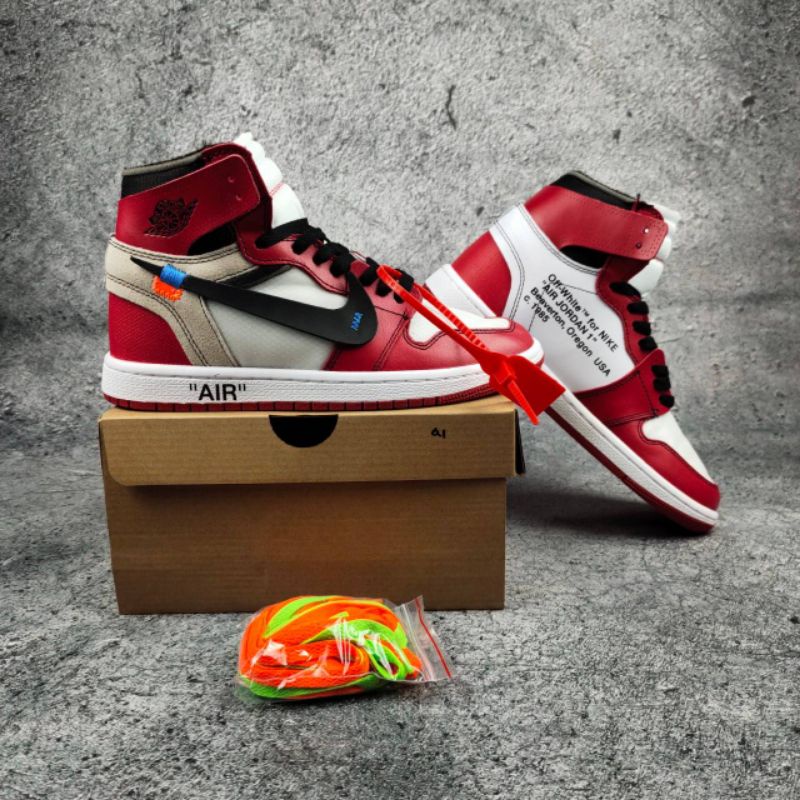 air jordan off white red
