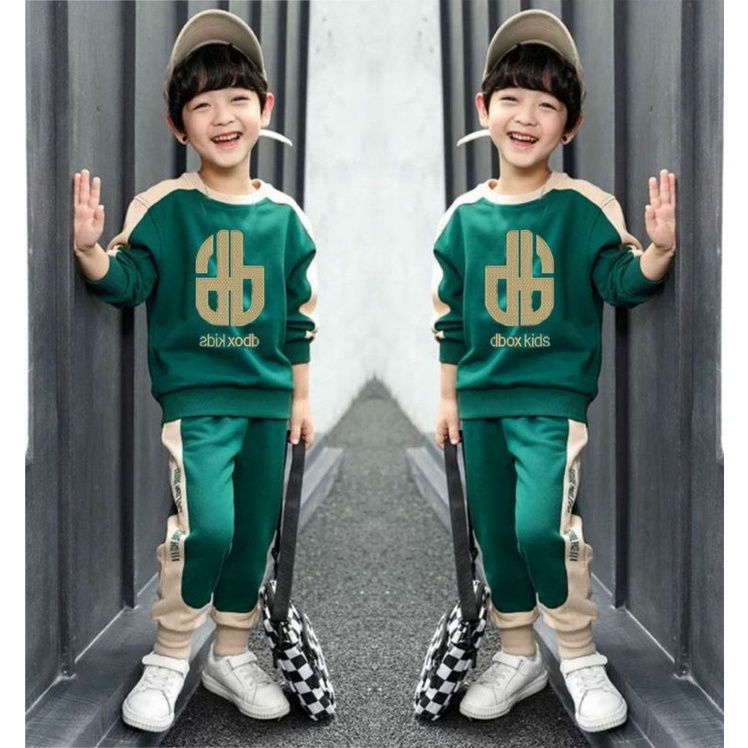 STELAN BABYTERRY TERBARU/SETELAN SWEATER ANAK/SWEATER DBOX BISA PILIH WARNA