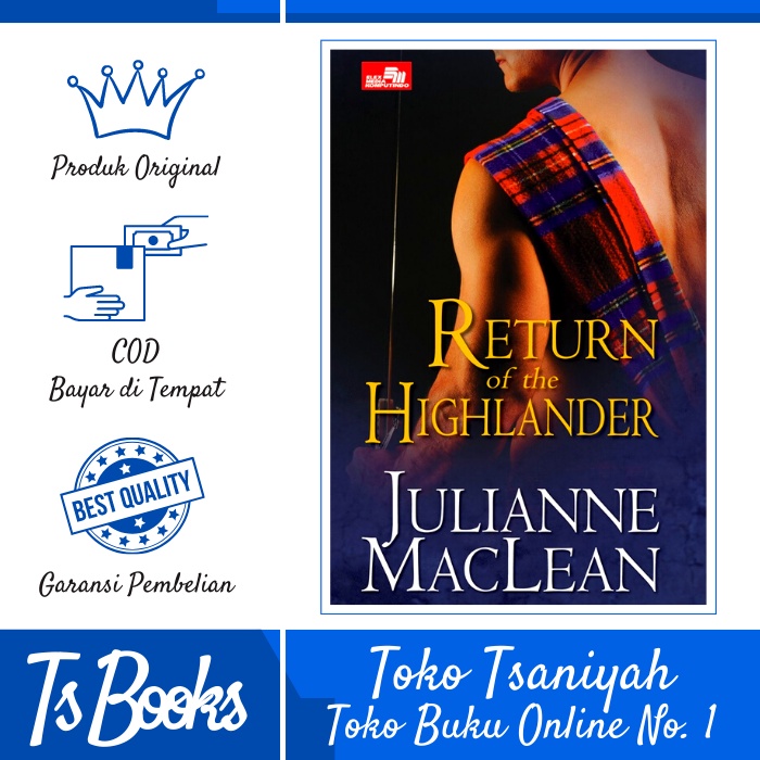 Buku Novel Romance HR Return of The Highlander Julianne Maclean Romantis Romansa Roman Cinta Terjemahan