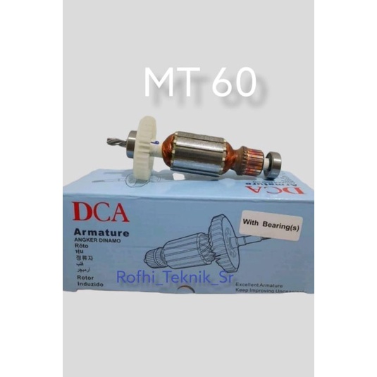 ARMATURE MT60 DCA ARMATURE MESIN BOR MAKTEC MT60 ANGKER BOR MAKTEC MT60
