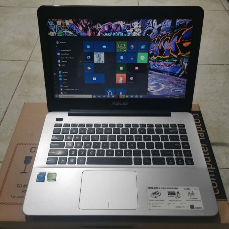 Laptop Asus A455LF Cor i5-5200U Ram 4Gb/HDD 500Gb Nvdia Geforce 930M 2G14 inc gaming desain