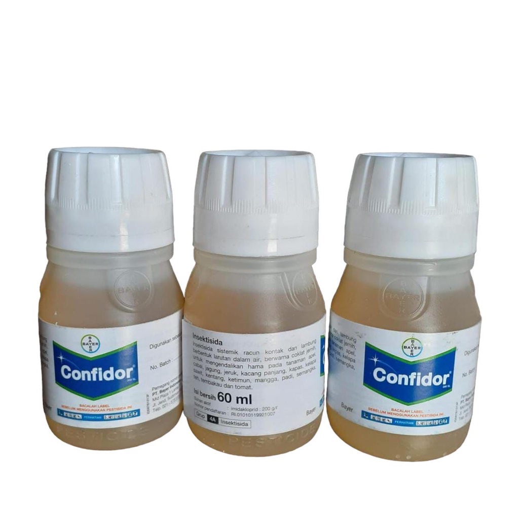 Insektisida Confidor Cair 60ml Bahan Aktif: Imidakloprid 200g/l