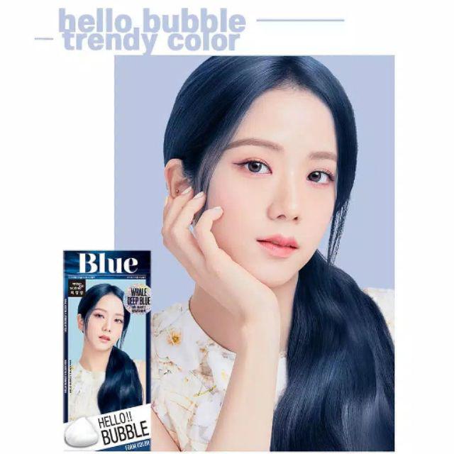 [READY] Mise En Scène Hello Bubble Foam Hair Color Blackpink-4B Whale Deep Blue