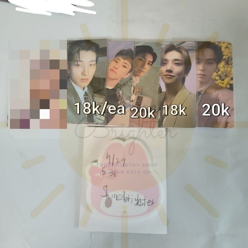 LUCKYDRAW SEVENTEEN POWERSTATION 2.0 WOOZI VERNON M2U SOUNDWAVE POWERSTATION PC ALBUM NEW BEGINNING 