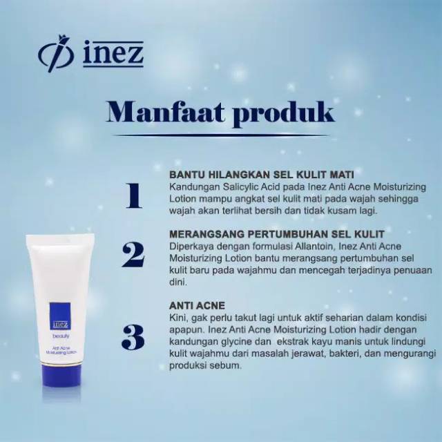 ❤️GROSIR❤️ INEZ Anti Acne Moisturizing Lotion