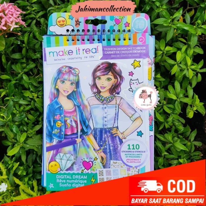

✨ BISA COD ✨ Digital Dream Fashion Design Sketchbook