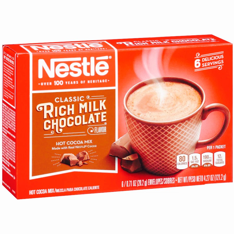 

Nestle Classic Rich Milk Chocolate Drink Mix Hot Cocoa Cacao Minuman Coklat Bubuk Hadiah Kado Natal Christmas Gift Present