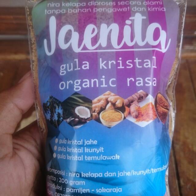

Jaenita (Gula Kristal Organik)