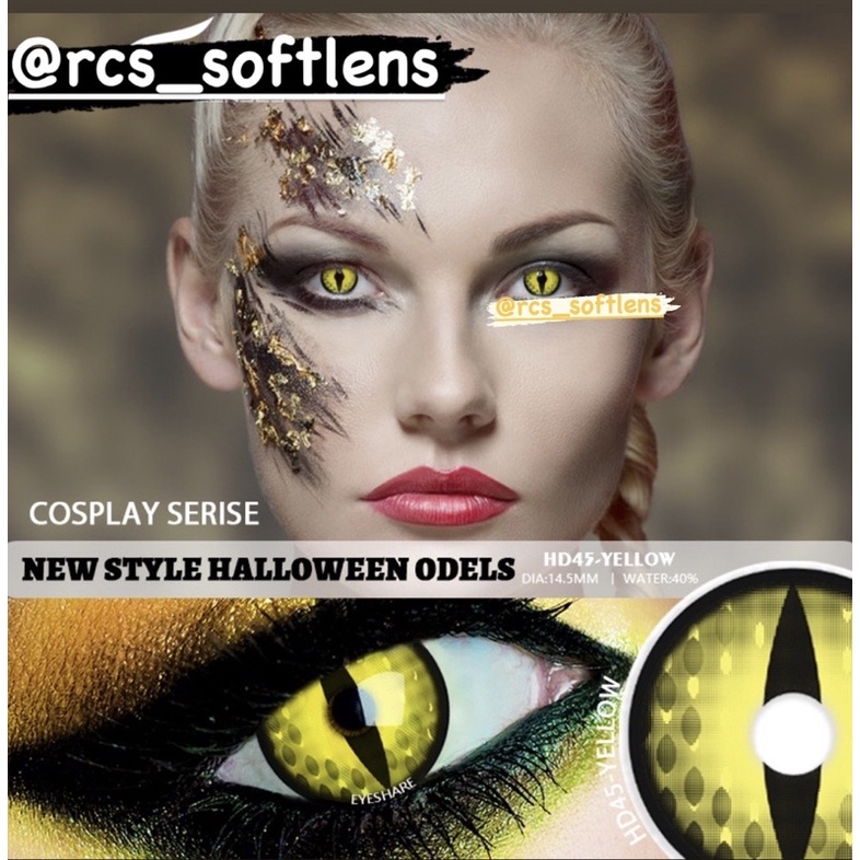 ❤️ RCS ❤️ Softlens cosplay halloween Mata kucing Softlens cat eye series