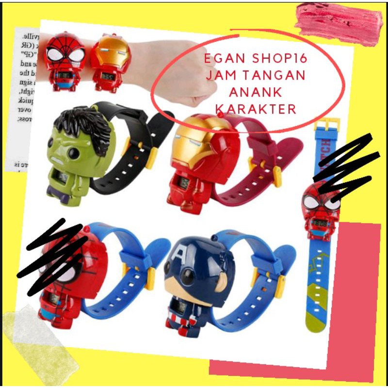 jam tangan anak murah - jam tangan anak karakter - jam tangan anak laki laki