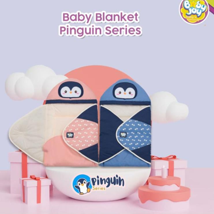 Makassar ! Blanket Selimut Bayi Baby Joy Pinguin Series BJB 5018