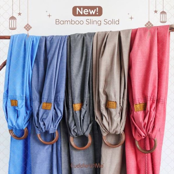 CUDDLE ME Bamboo Sling Gendongan Bayi Ring Sling Katun Bambu Cuddleme Bamboo Ringsling Gendongan Kain