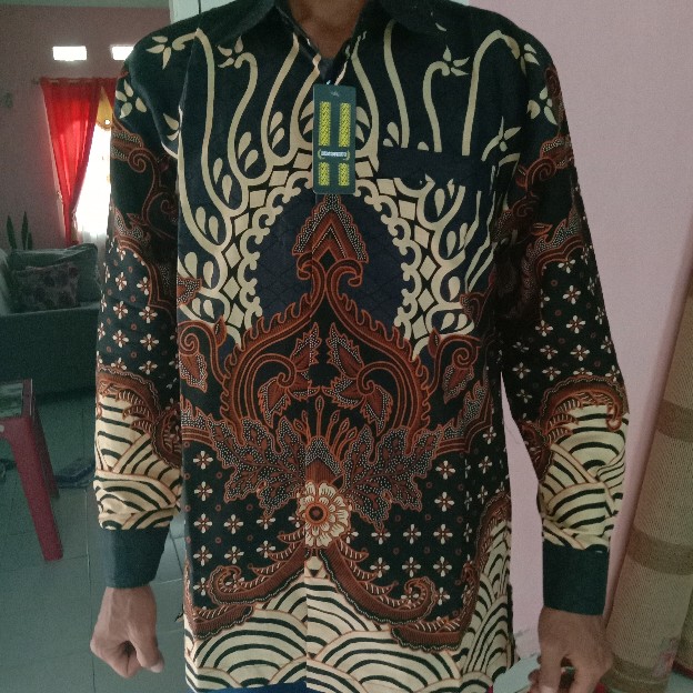 Batik Couple Ayah Anak Katun Premium Lapis Furing