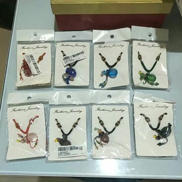 [bayar Di Tempat]essential Oil Diffuser Glaze Perfume Pendant Necklace Kalung