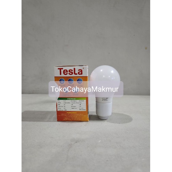 Lampu LED Bohlam Classic 5w 5watt Tesla Cahaya Putih Hemat Energy